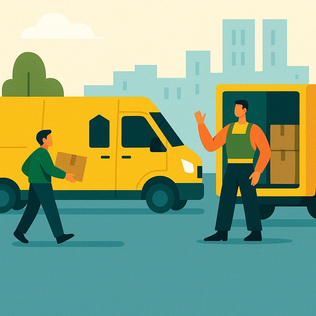 Moving Service Illustration