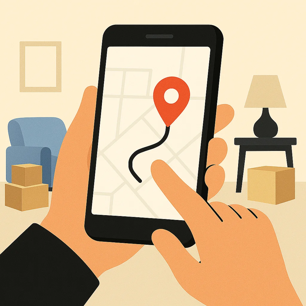 house moving app phone