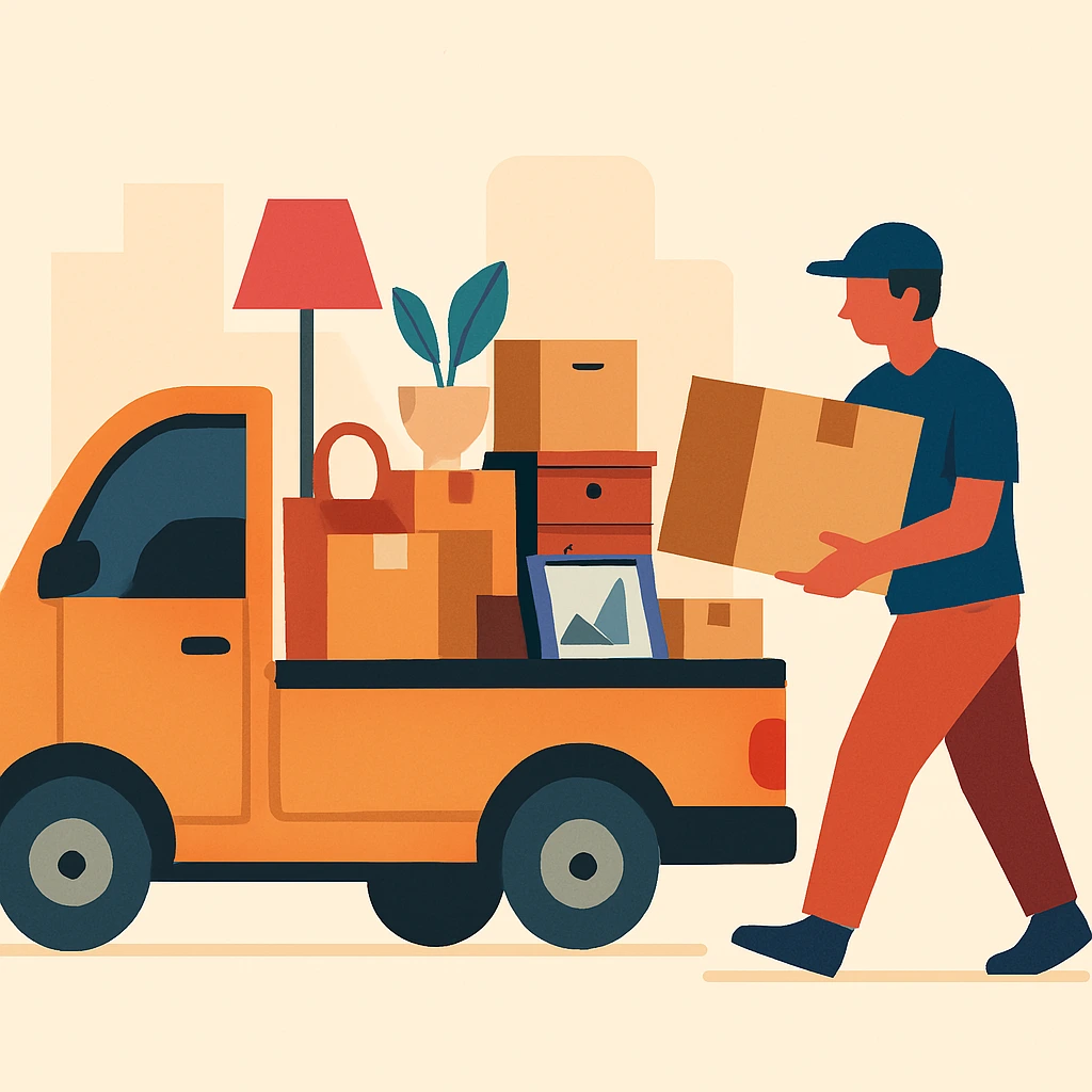 Serviço de pequenas mudanças e transporte de objetos em Lisboa